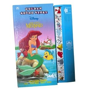 Golden Sight ‘N’ Sound Story Disney The Little Mermaid Electronic Story Book